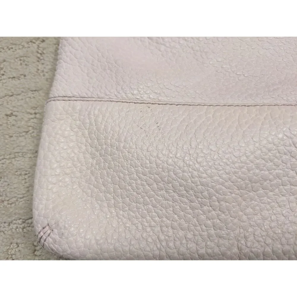 Kate Spade Crossbody Purse Light Pink Pebbled Leather with White Tassel